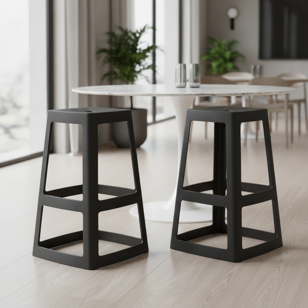 Polypropylene High Stools 750mm for Dining Rooms (Pack of 2)