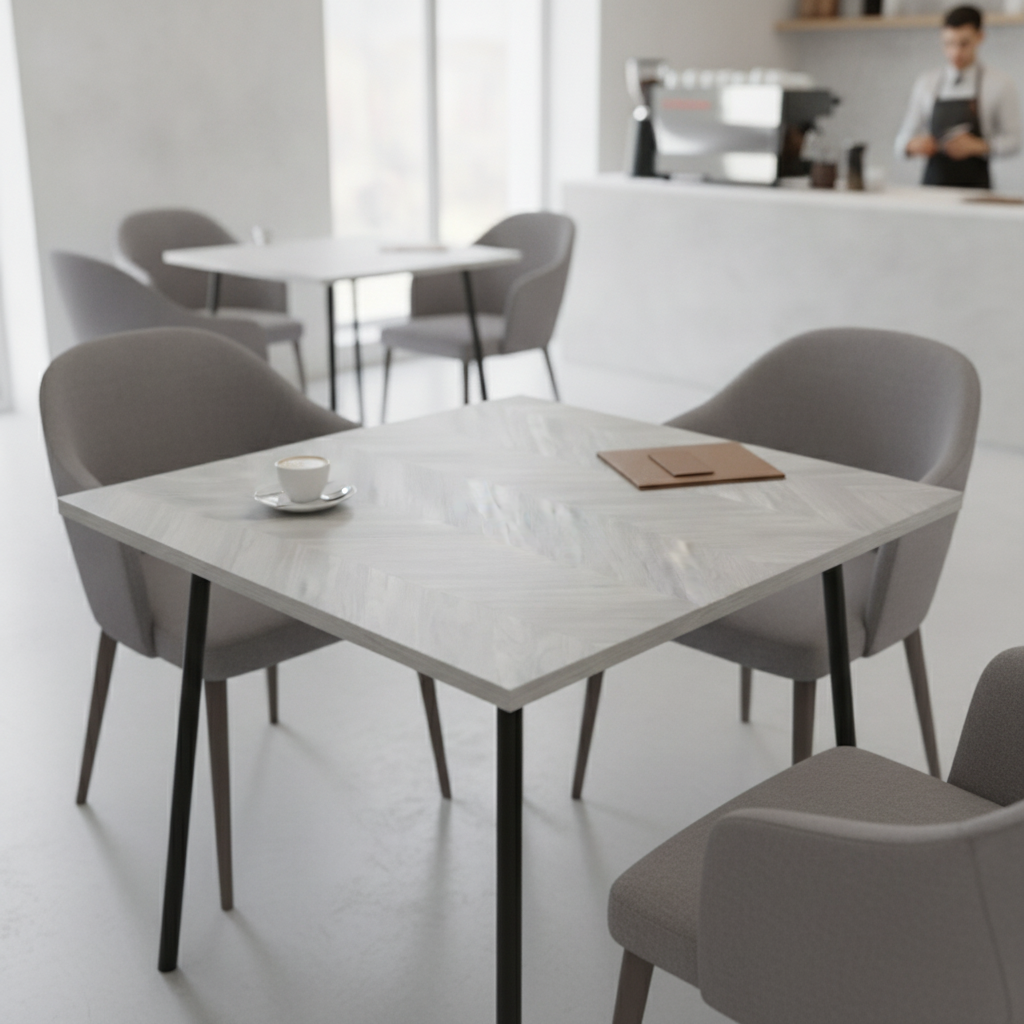 Honeycomb & Chipboard Rectangular Table Top 1100x700mm for Cafés