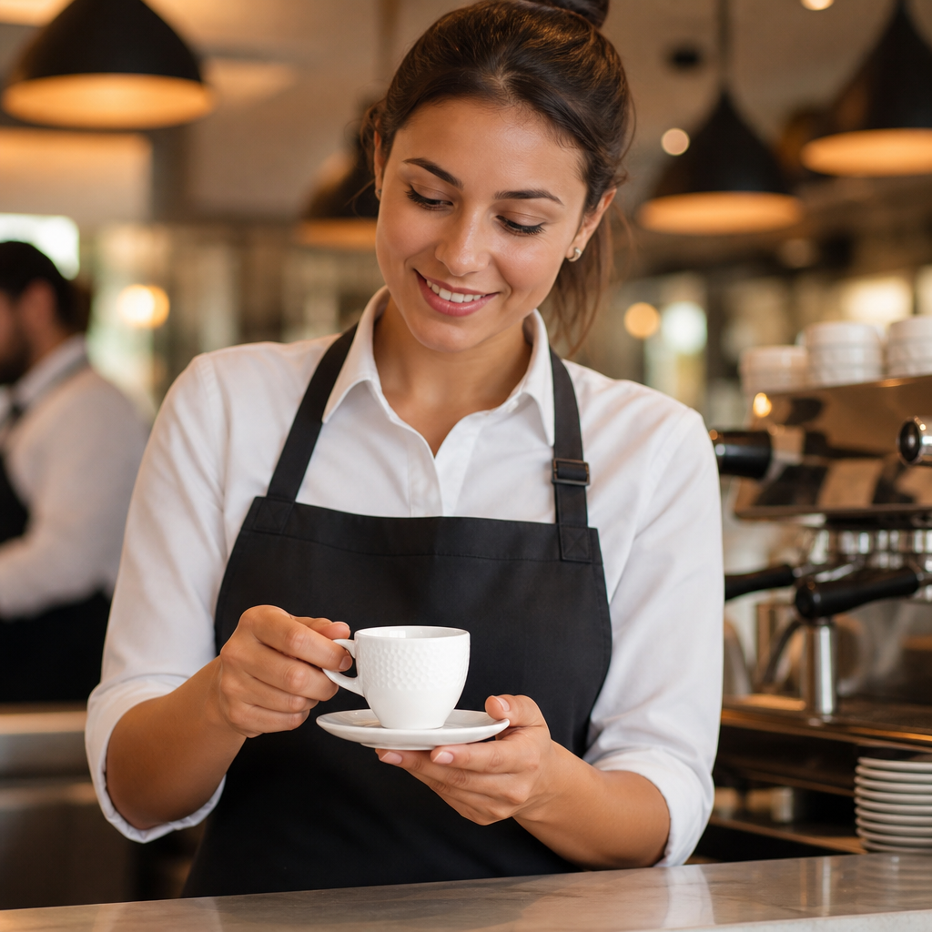 White Super Vitrified Ceramic Espresso Cups 110ml for Coffee Shops (Pack of 12)