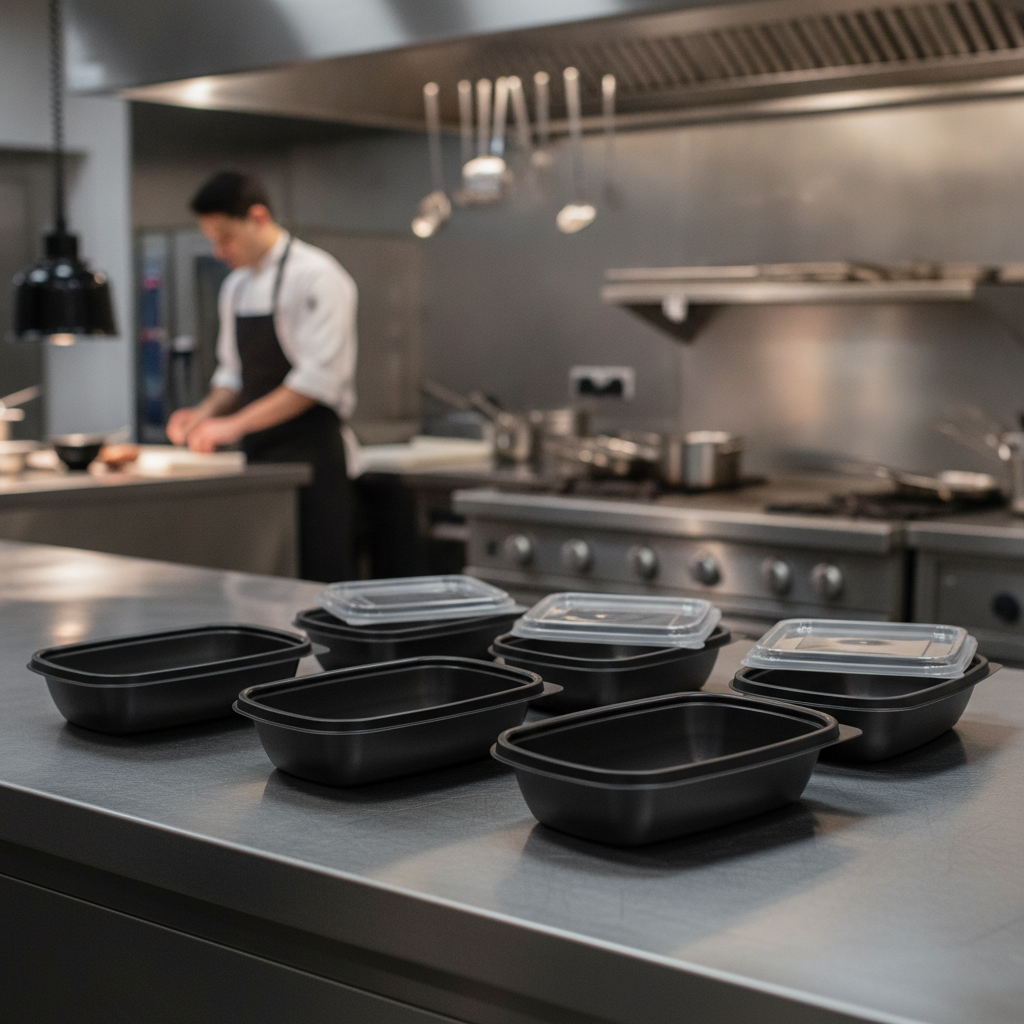 Polypropylene Small Rectangular Food Containers 500ml for Takeaway Services (Pack of 300)
