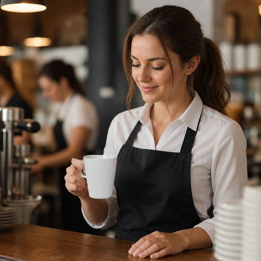 Latte Mugs 310ml Porcelain for Cafés & Restaurants (Pack of 12)