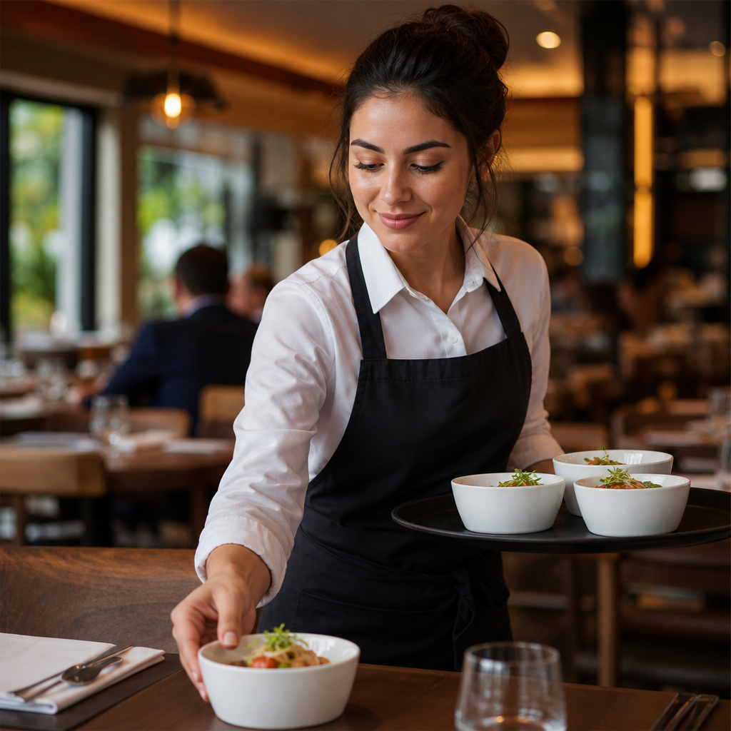 Sloping Edge Bowls 90mm Porcelain for Casual Dining (Pack of 12)
