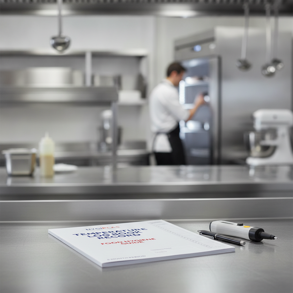 Paper Temperature Log Book for Professional Kitchens