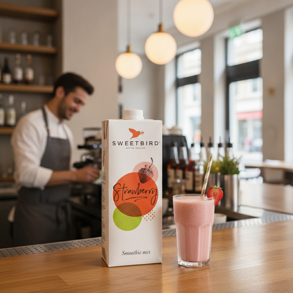 Strawberry Smoothie 1L for Refreshing Summer Drinks