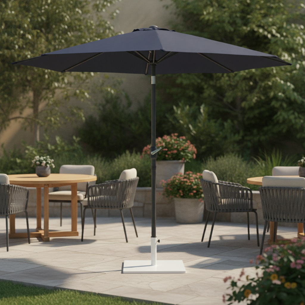 Aluminium Round Parasol 3m for Outdoor Spaces
