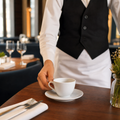 Tea Cup Saucer 60mm Porcelain for Professional Catering (Pack of 12)