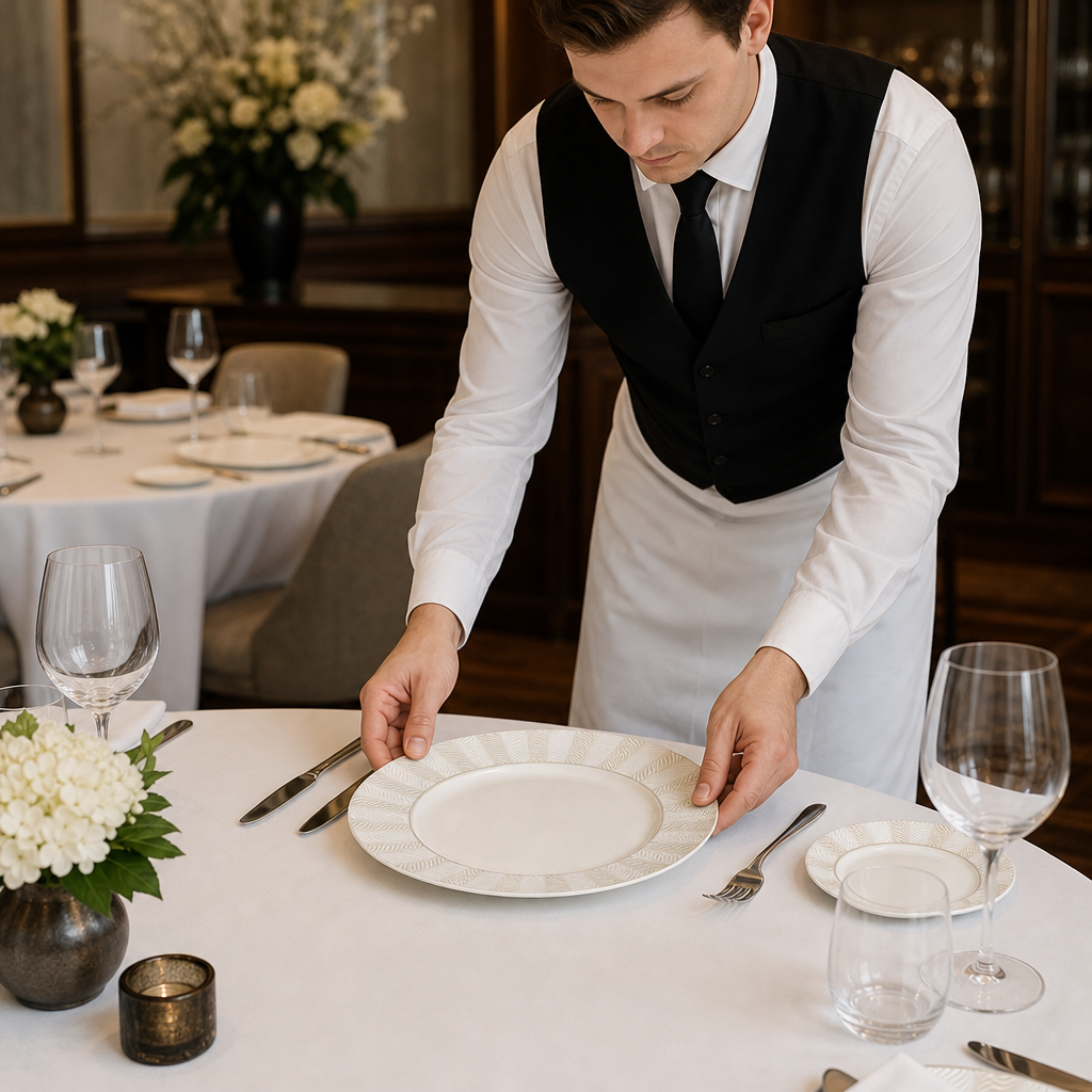 Plates 275mm Bone China for Upscale Dining (Pack of 12)