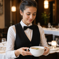 Alumina Handled Soup Cup 284ml Vitrified Ceramic for Catering (Pack of 36)