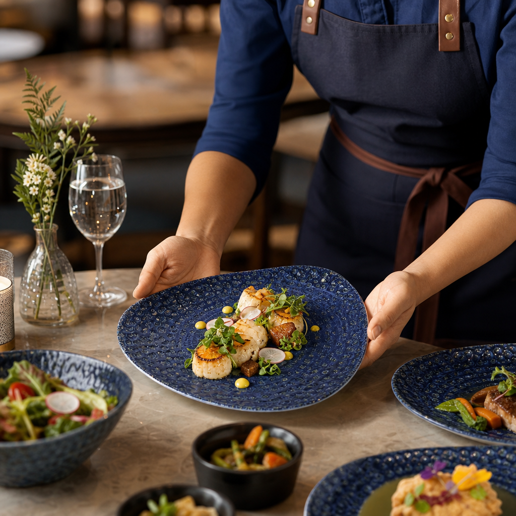 Twilight Plates 178mm Vitrified Ceramic for Stylish Dining (Pack of 12)