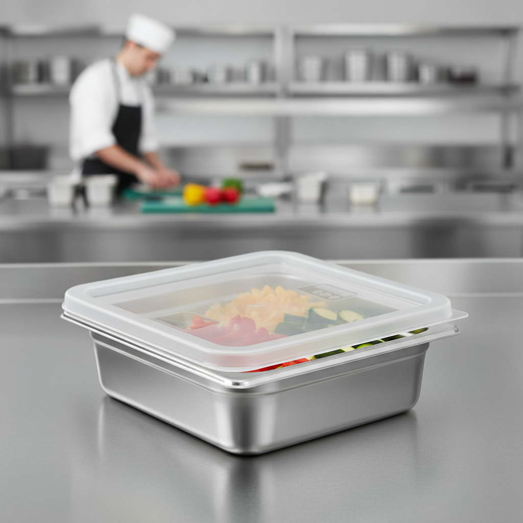 Polyethylene Square Food Storage Container Lid for Food Prep