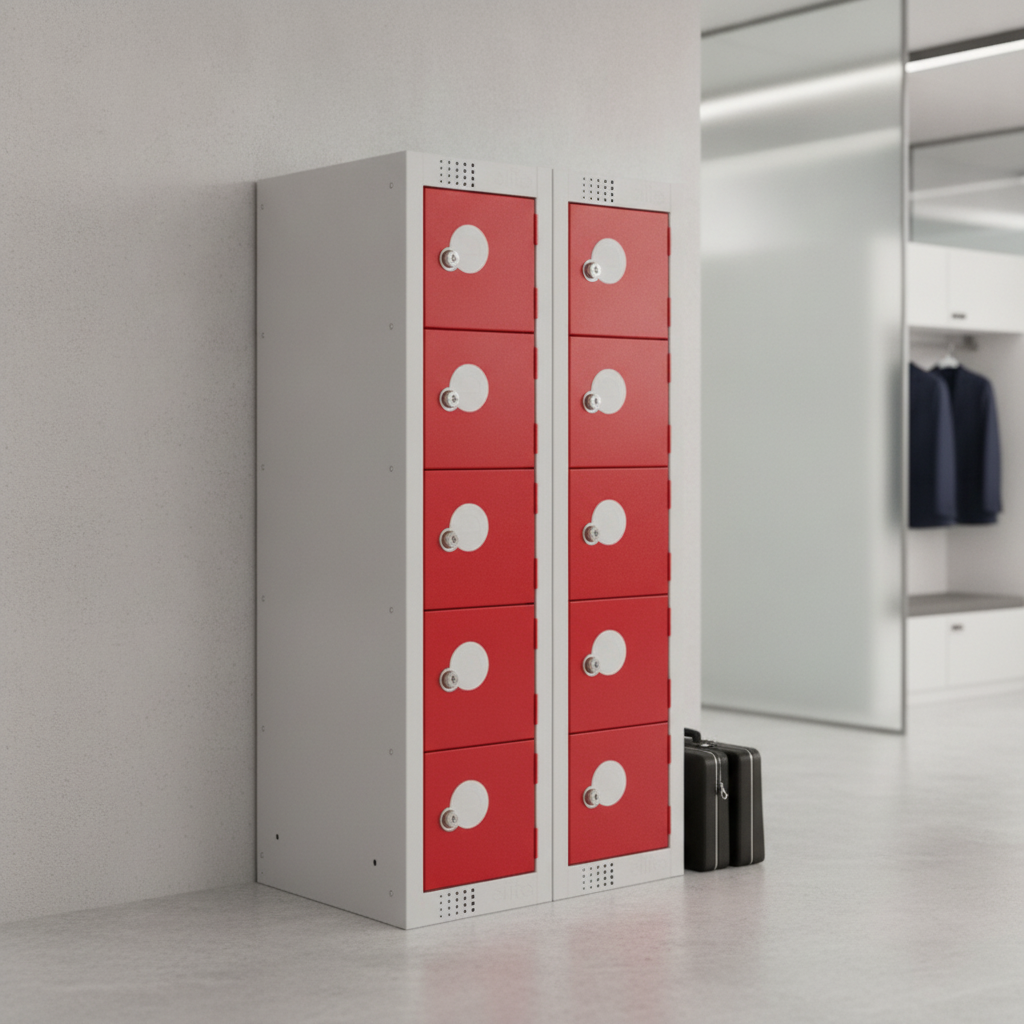 Powder Coated Steel Personal Effects Locker for Secure Storage