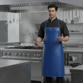 Nylon Blue Bib Apron for Kitchen Protection