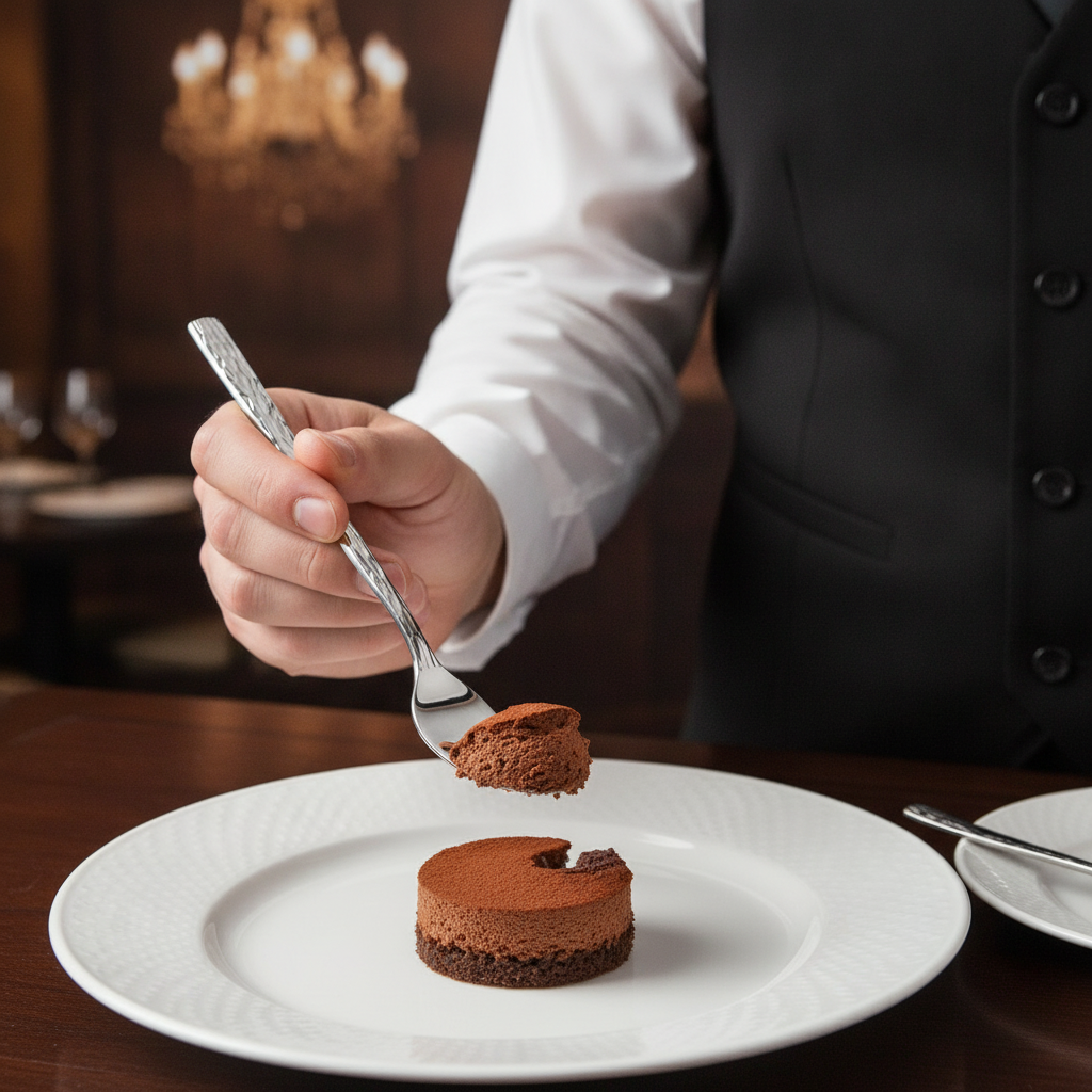 18/10 Stainless Steel Dessert Forks for Elegant Dining (Pack of 12)