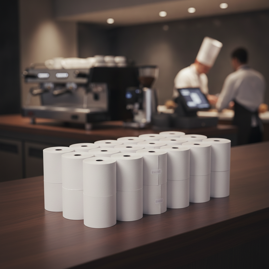 Paper Non-Thermal Till Roll 76 x 71mm for Cash Registers (Pack of 20)