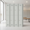 Powder Coated Steel Double Door Lockers 450mm Deep for High Traffic Areas