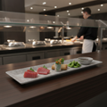 Melamine Rectangular Platter 310mm for Buffet Service