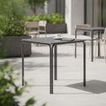 Steel Square Table 700x700mm for Indoor & Outdoor Use