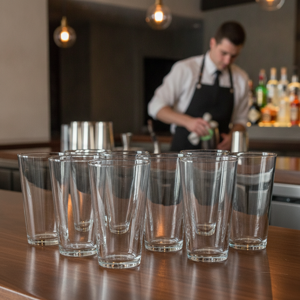 Glass Shaker Glasses 450ml for Barware (Pack of 24)