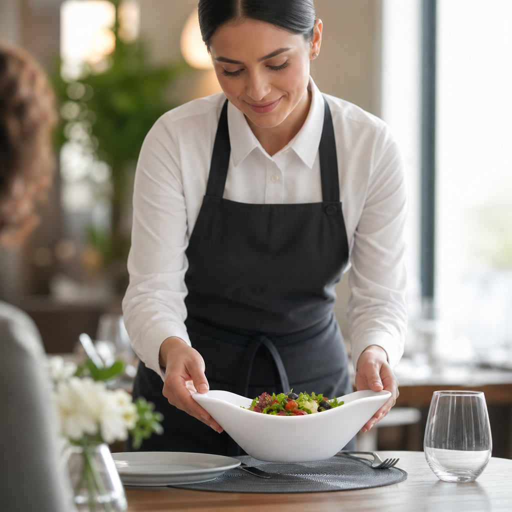 Scoop Bowl 165mm Porcelain for Casual Dining (Pack of 12)