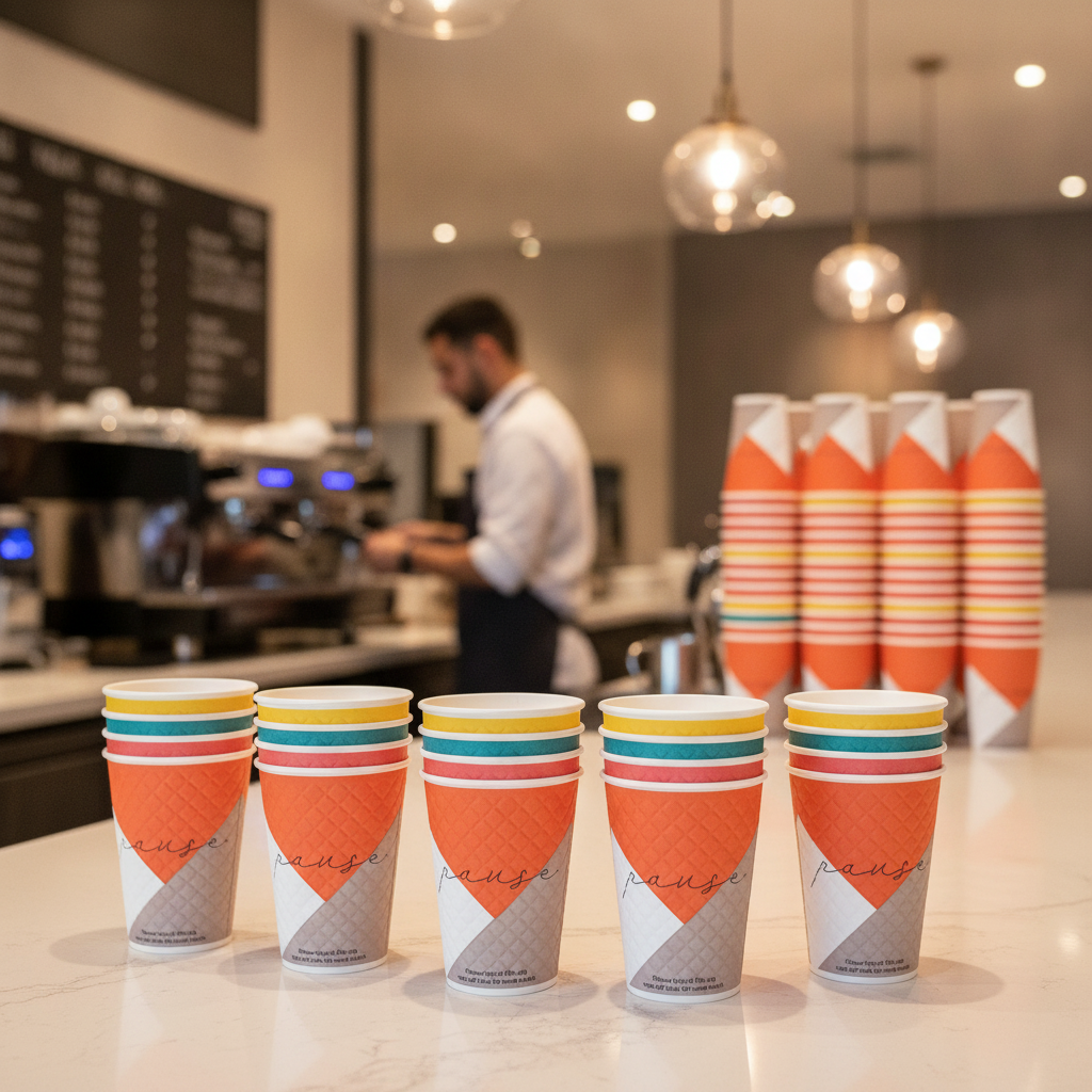 Paper Double Wall Coffee Cups 455ml for Catering (Pack of 620)