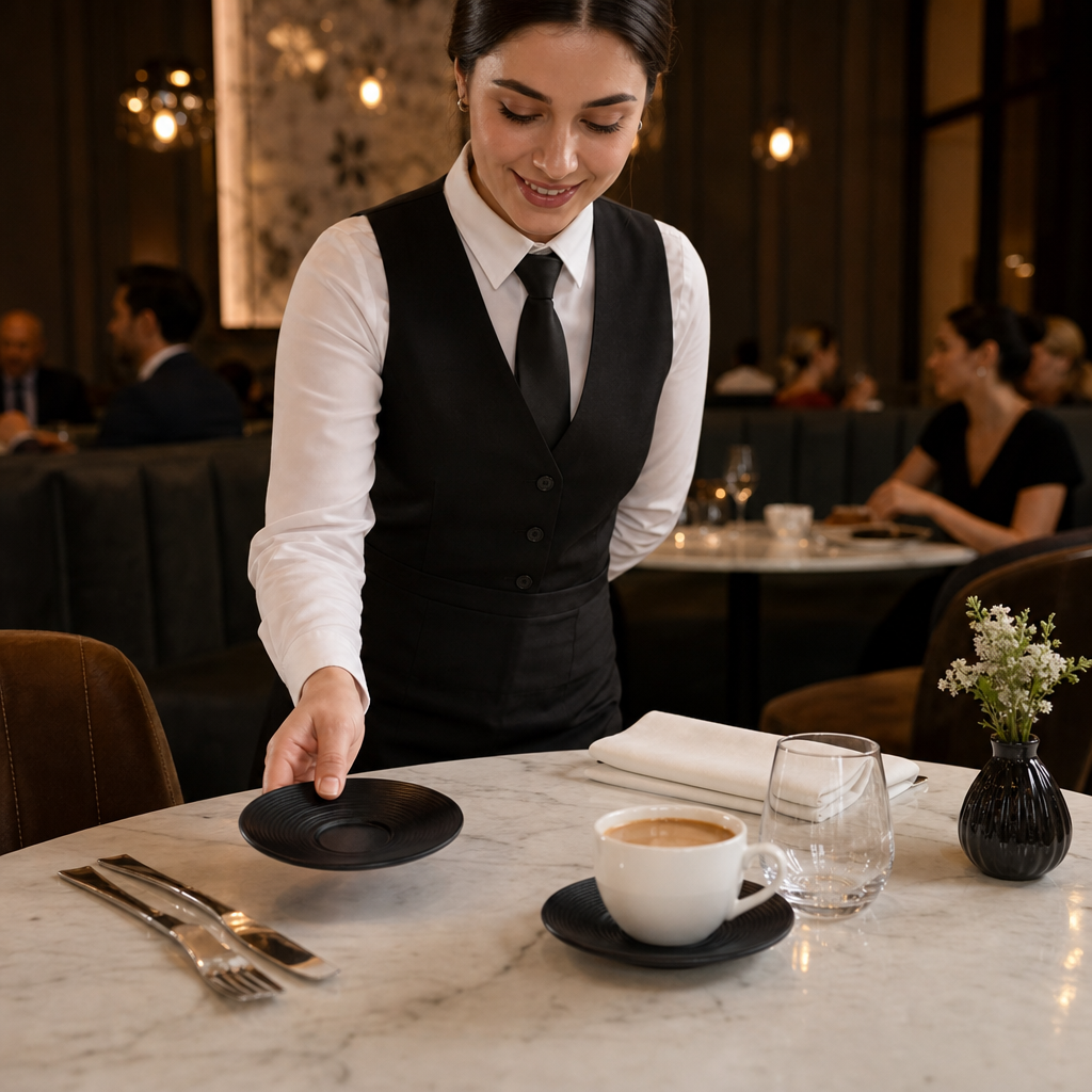 Saucers 152.5mm Vitrified Porcelain for Upscale Dining (Pack of 12)