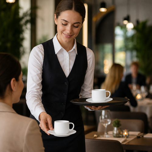 Baril Saucers 154mm White Ceramic for Busy Venues (Pack of 24)