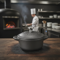 Cast Aluminium Mini Casserole Dish 100mm for Charcoal Ovens