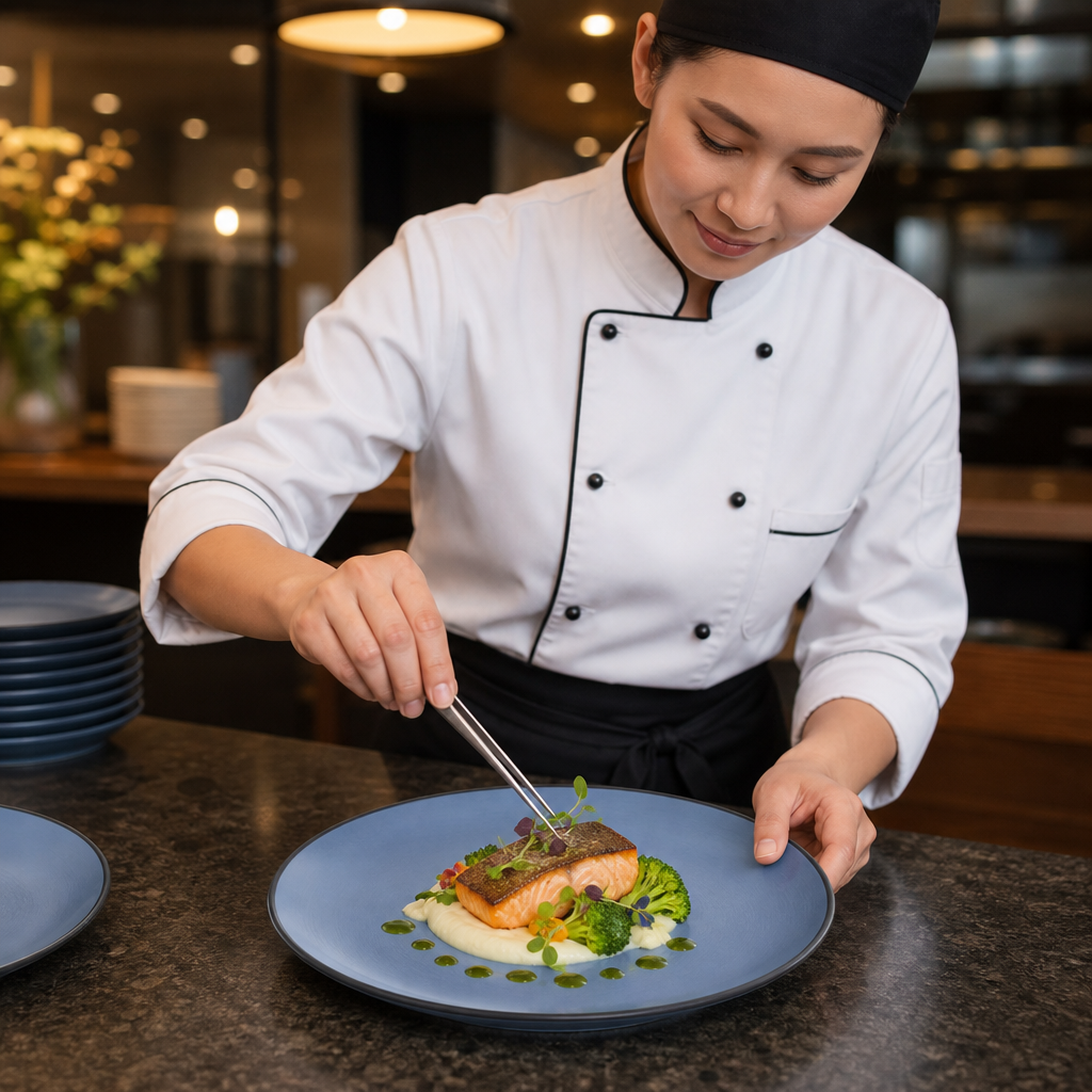 Durable Round Plates 229mm Melamine for Foodservice (Pack of 24)