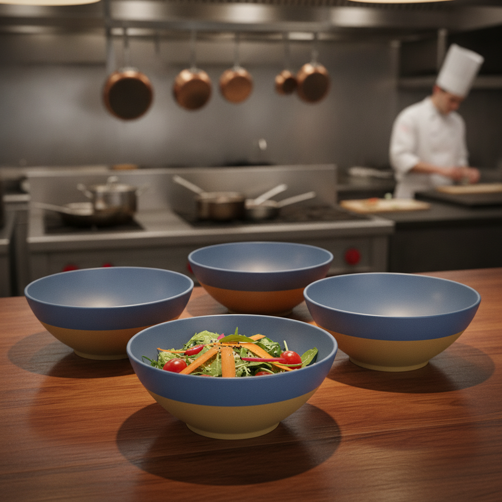 Melamine Deep Serving Bowls 285mm for Creative Buffets (Pack of 4)