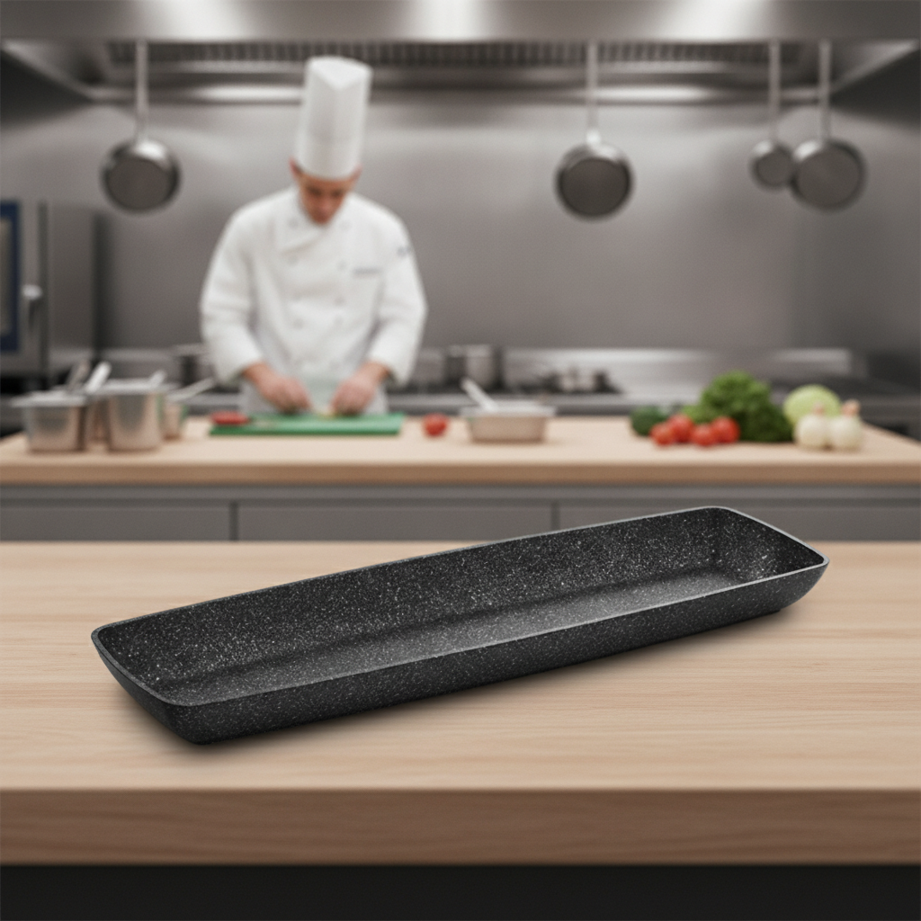 Aluminium Non-Stick Bowl GN 2/4 530x162mm for Catering Displays