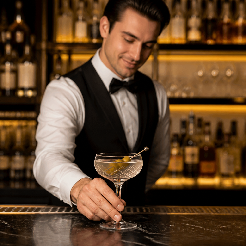 Crystal Glass Coupe Glasses 160ml for Cocktail Bars (Pack of 6)