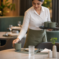 Can Cups 227.5ml Green Porcelain for Stylish Dining (Pack of 12)