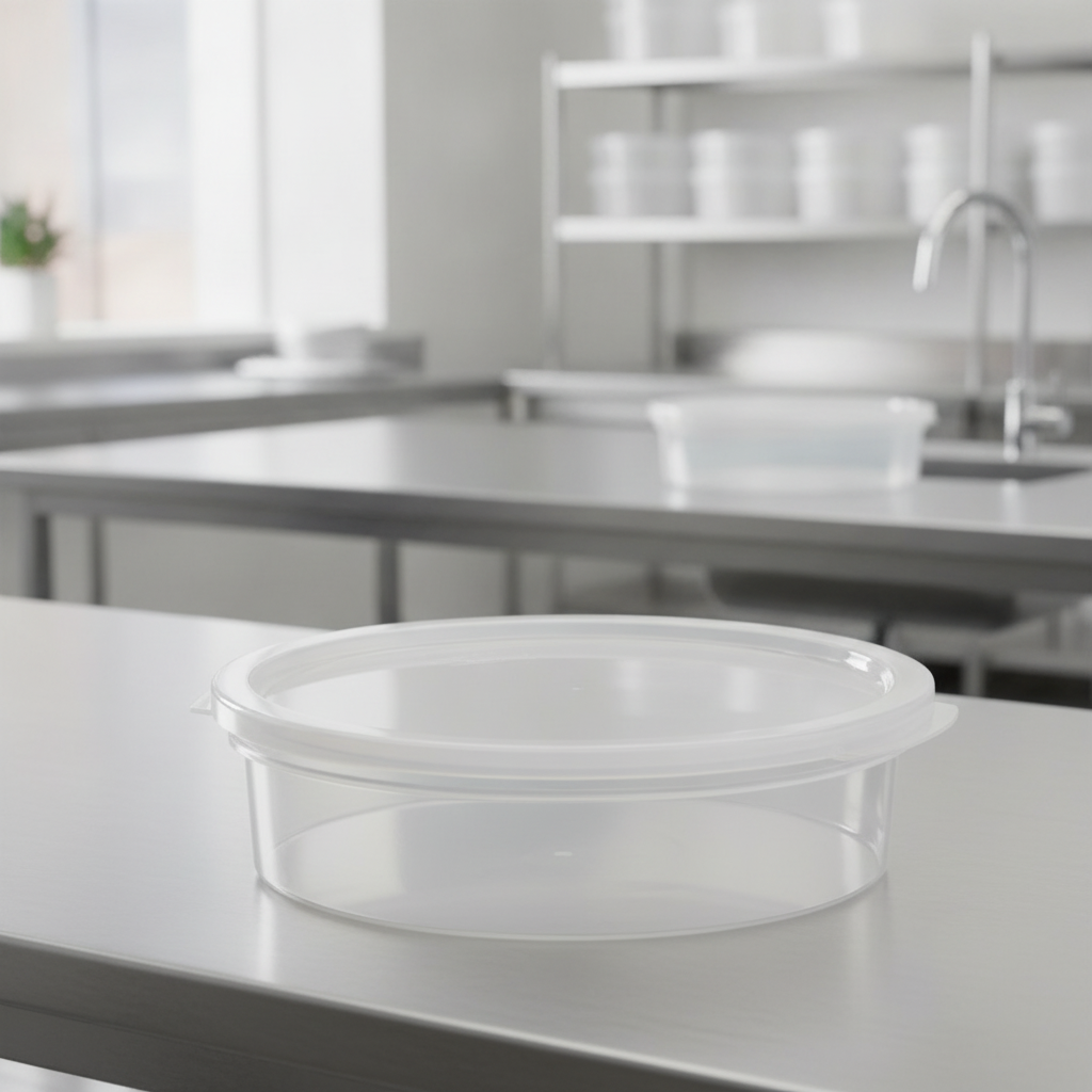 Polypropylene Round Food Storage Container Lid 7.5L for Food Preservation