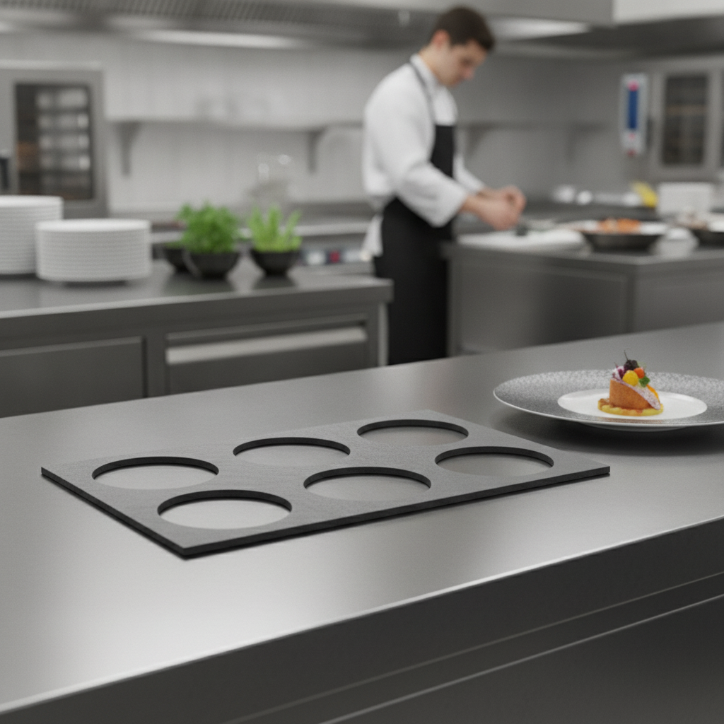 Natural Stone Serving Tray GN 1/1 530x325mm for Buffets