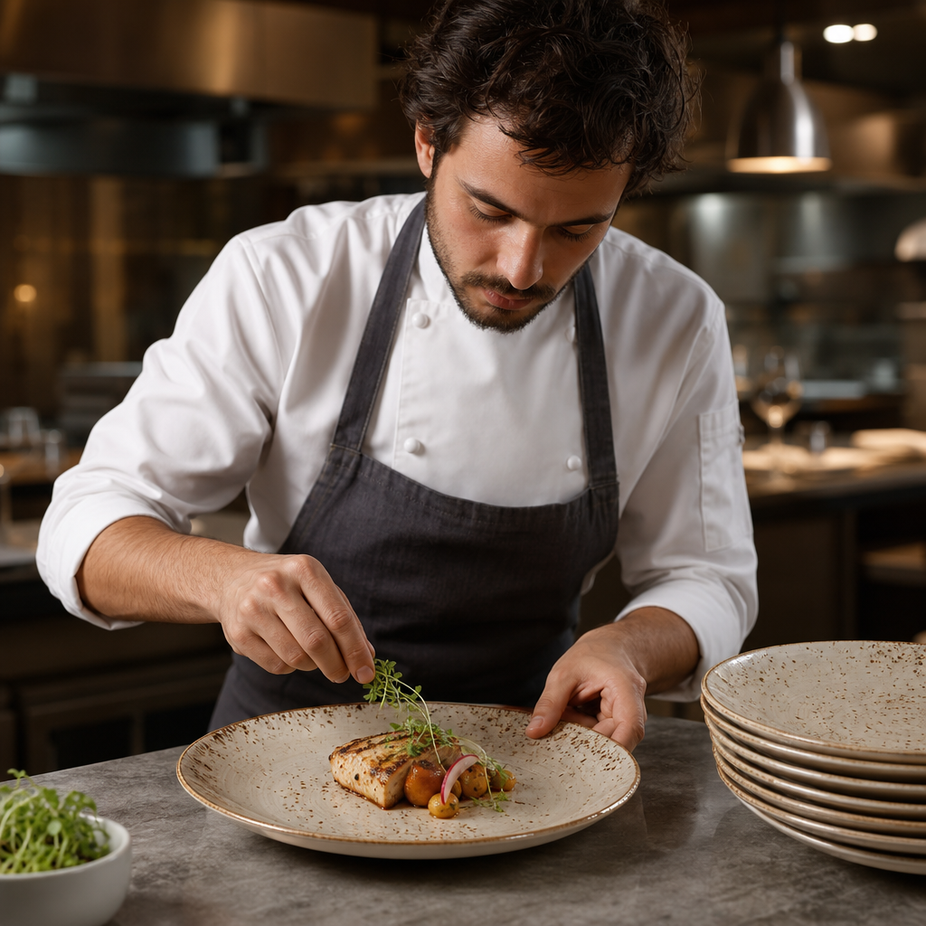 Plates 250mm Porcelain for Restaurants & Cafés (Pack of 12)