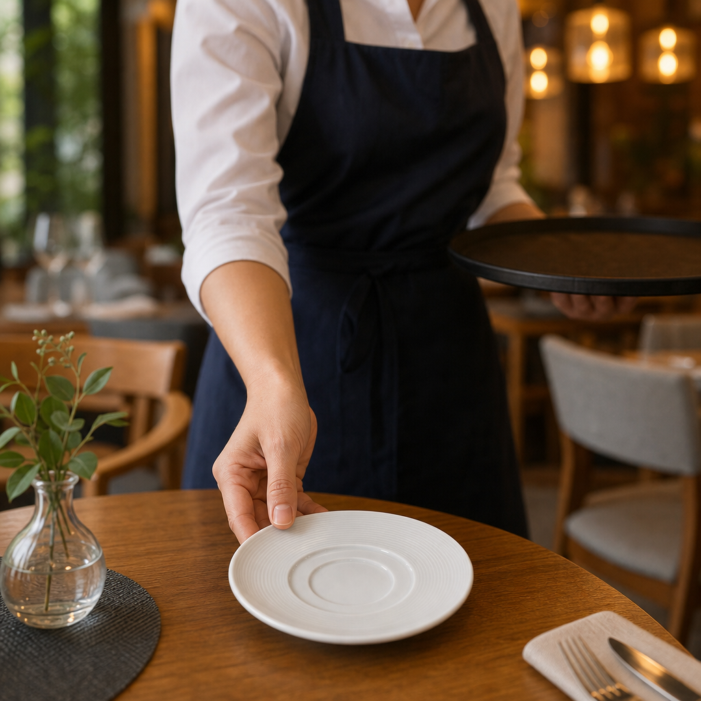 Saucers 152.5mm Porcelain for Casual Dining (Pack of 12)