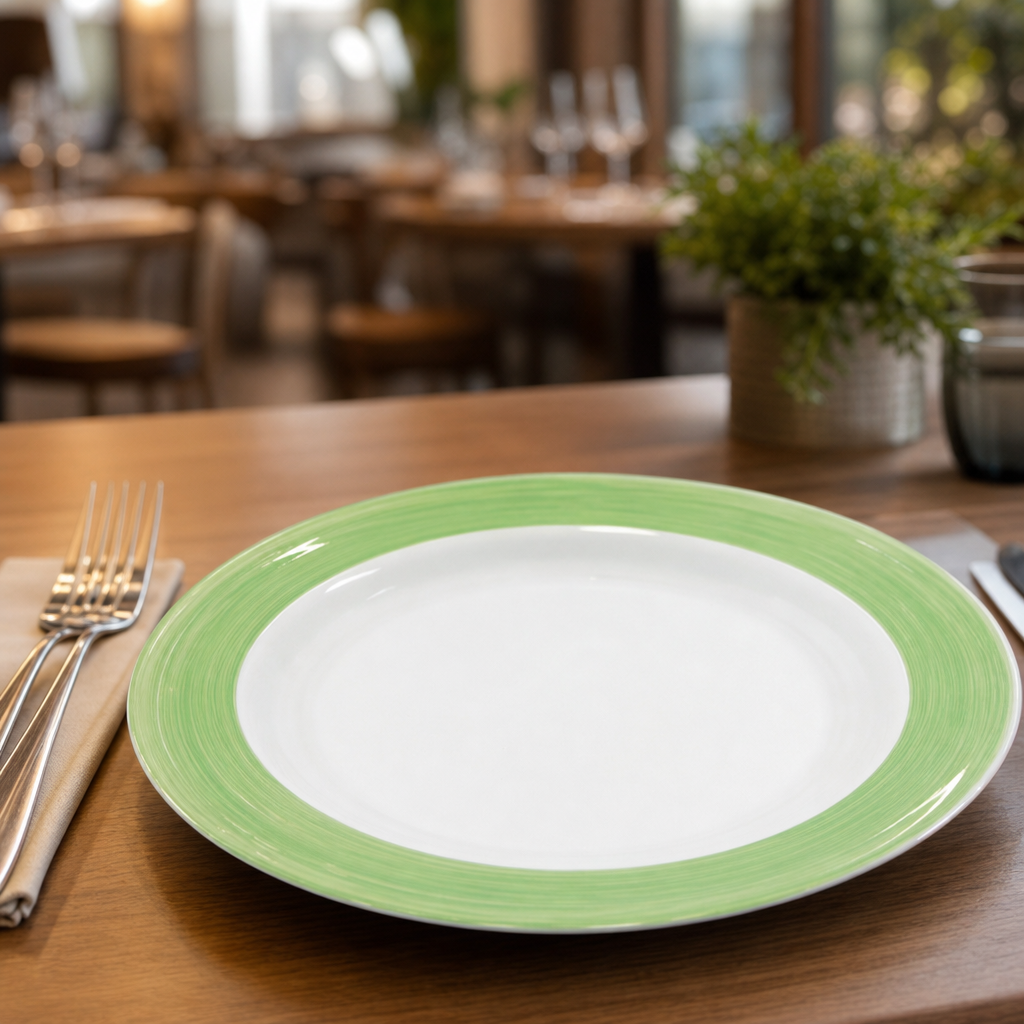Side Plates 155mm Glass for Healthcare Environments (Pack of 24)