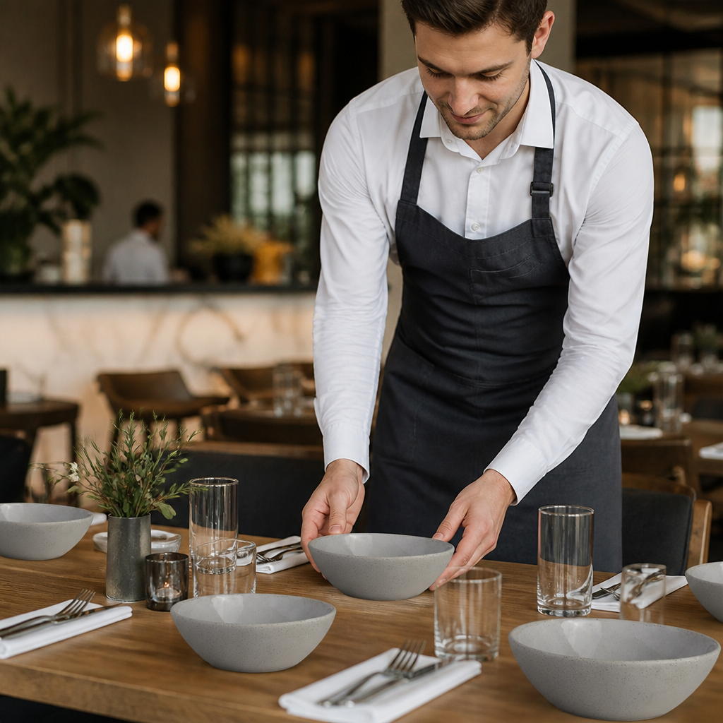 Bowls 150mm Vitrified Stoneware for Dining Tables (Pack of 24)