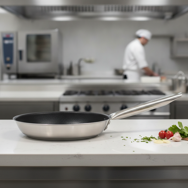Thick Aluminium Non-Stick Frying Pan 20cm, Stainless Steel