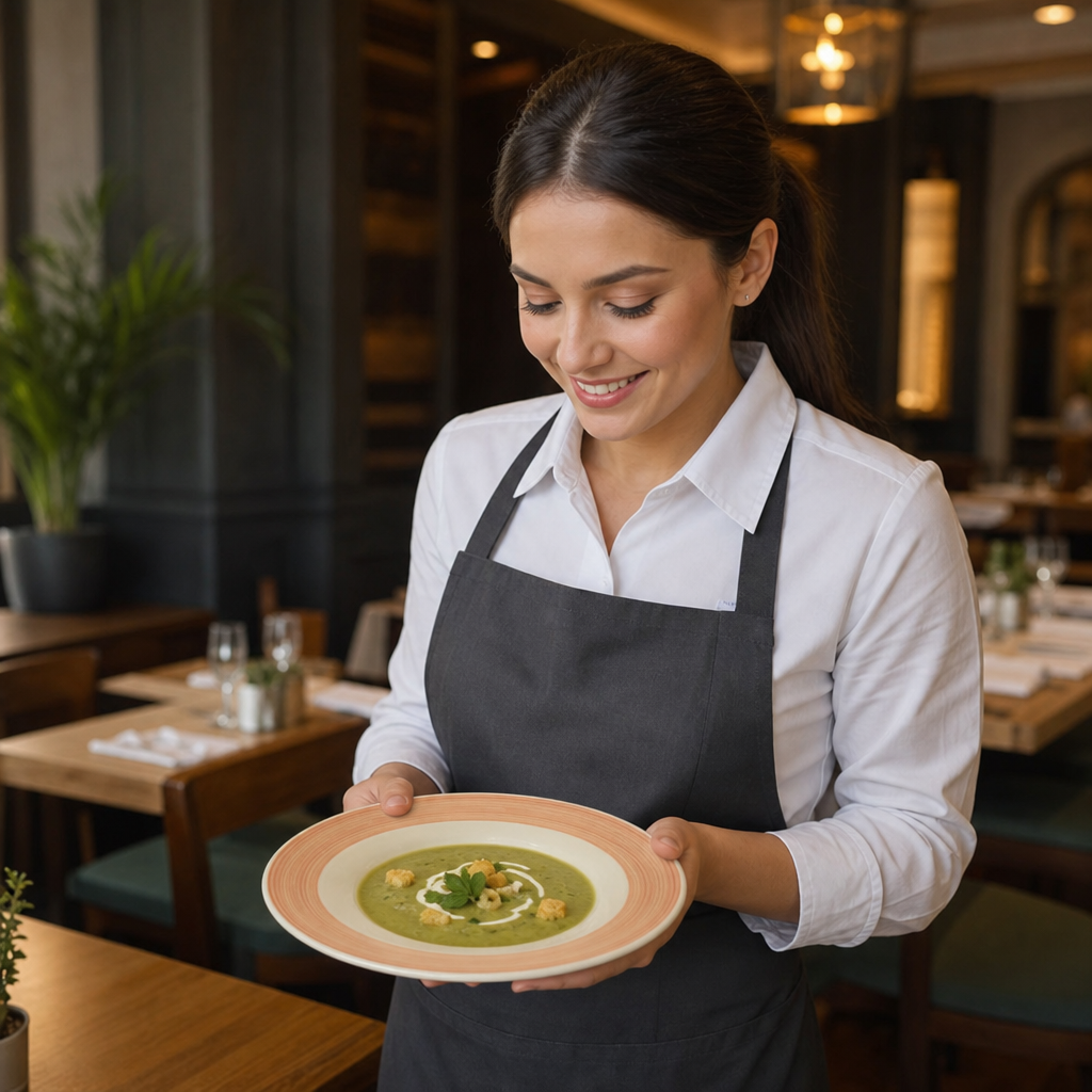 Soup Plates 215mm Porcelain for Cafés & Restaurants (Pack of 24)