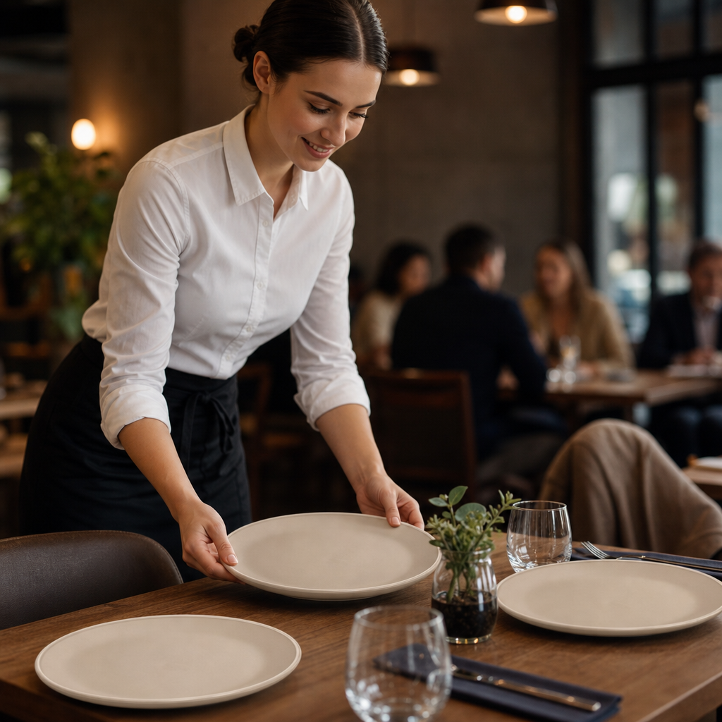 Plates 270mm Ceramic for Dining Rooms (Pack of 6)