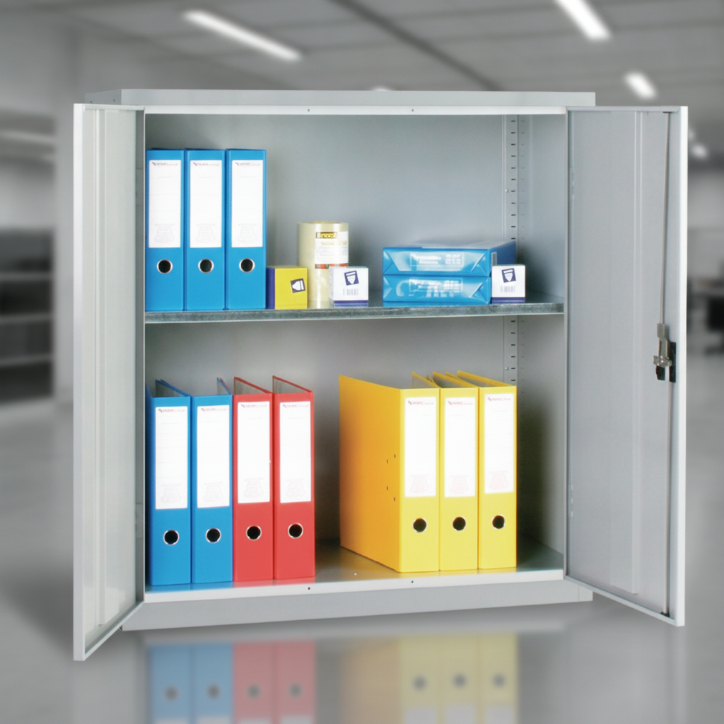 Mild Steel Lockable Cupboard with 1 Shelf for Storage
