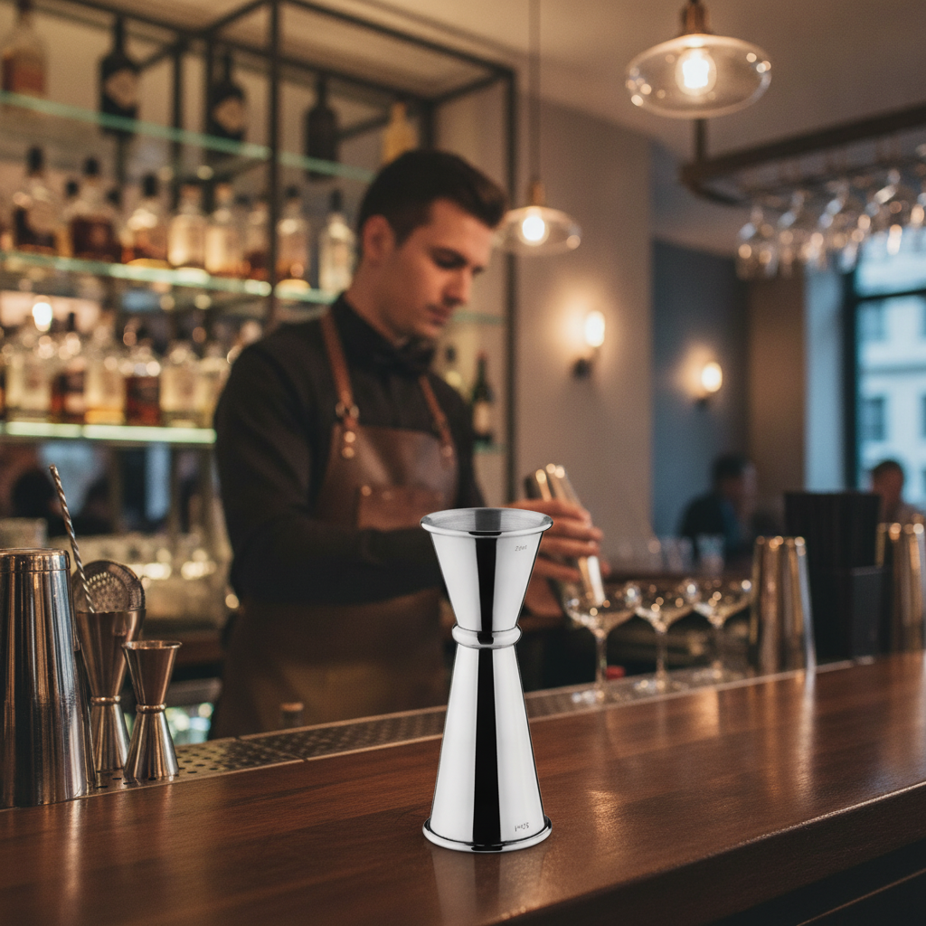 Stainless Steel Double-Ended Jigger 50ml for Bartending