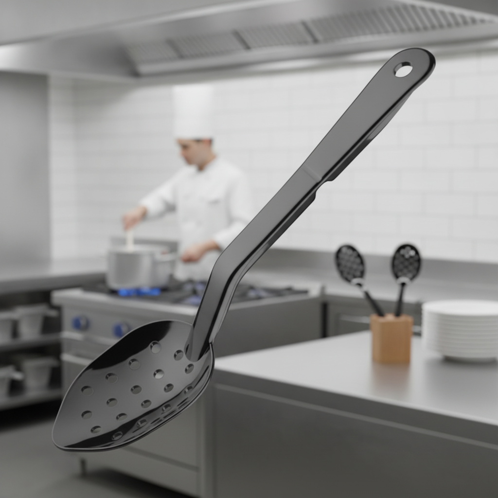 Polycarbonate Perforated Serving Spoon 11" for Cooking