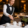 Fine China Open Sugar Bowl 220ml for Catering Environments (Pack of 6)