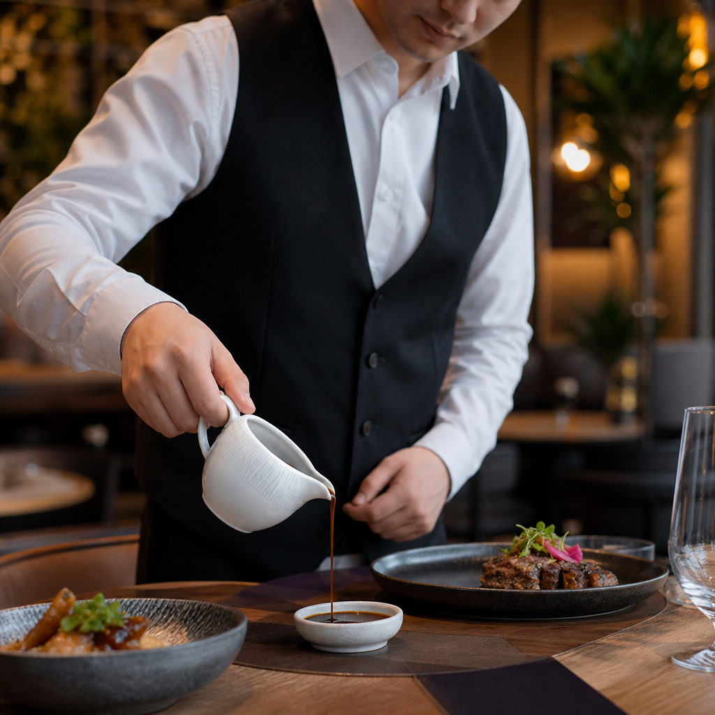 Porcelain jug 118ml for Serving Sauces (Pack of 4)