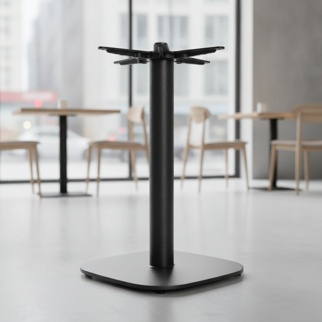 Cast Iron Table Base Black 720mm for Cafés & Restaurants