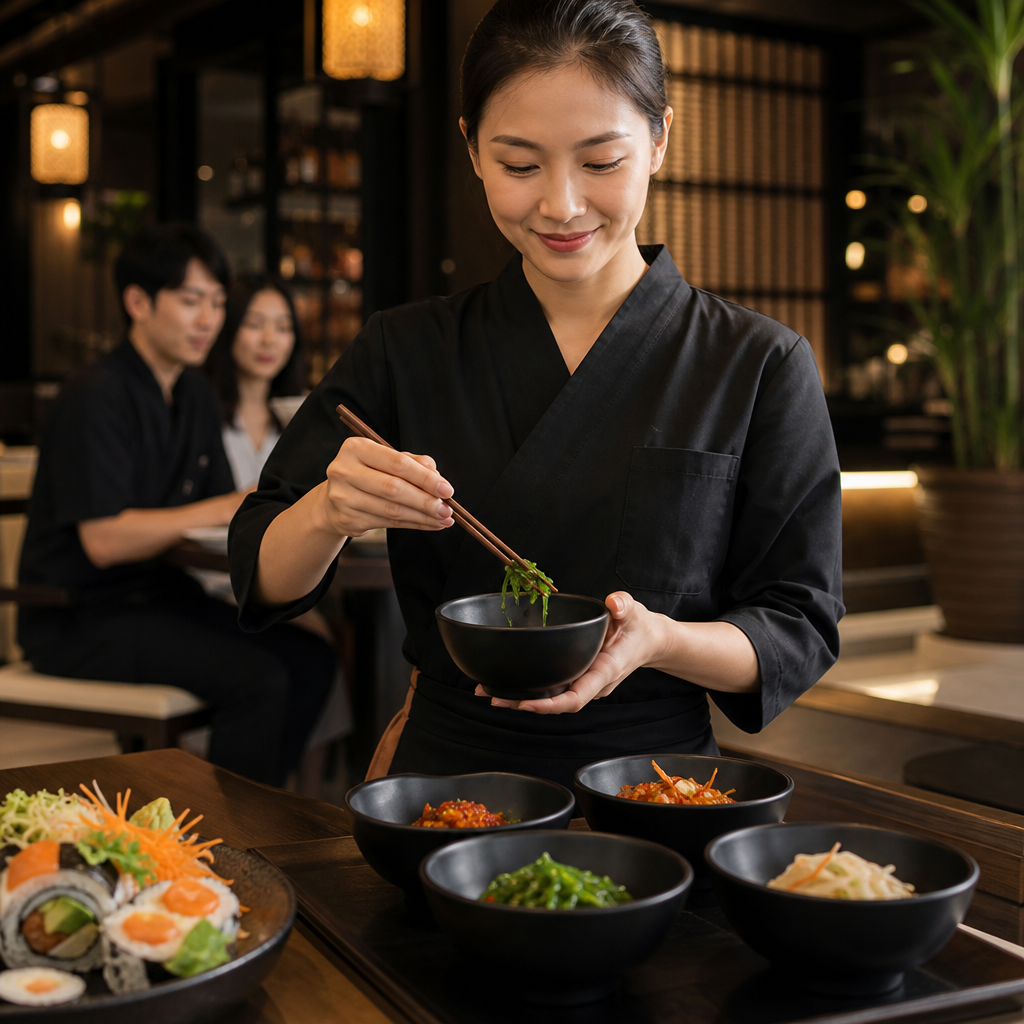 Snack Bowls 115mm Black Melamine for Asian Dining (Pack of 6)