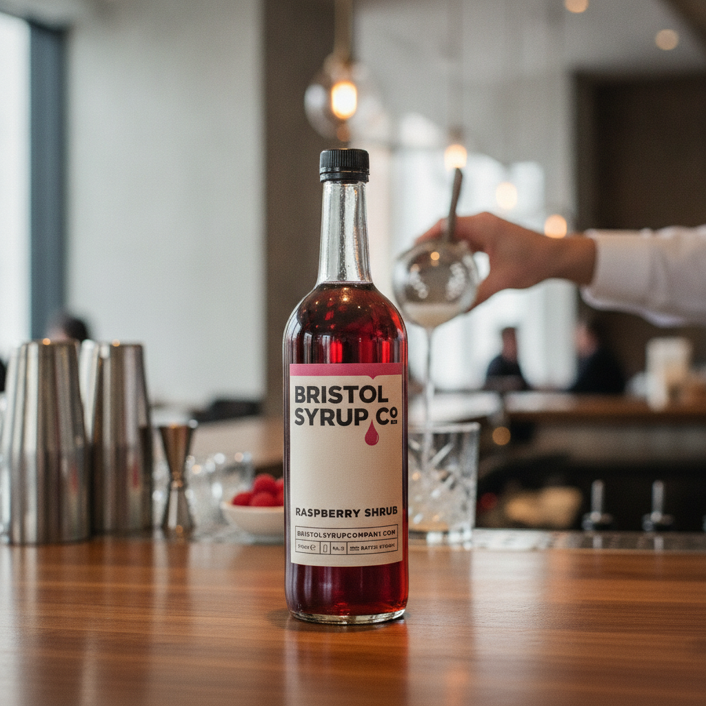Raspberry Shrub Syrup 750ml for Creative Cocktails