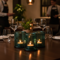 Recycled Glass Candleholders 80mm for Restaurants & Bars